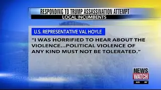 Oregon U.S. Representative Val Hoyle responds to assassination attempt on Trump