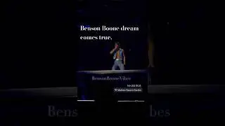Benson booners dream comes true!! 🥹#americanheart #bensonboone #emotional #concert