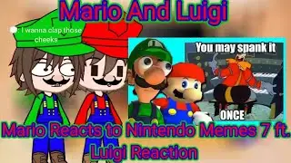 Mario and Luigi react to Mario Reacts to Nintendo Memes 7 ft. Luigi! Daily December of SMG4 Ep 16!