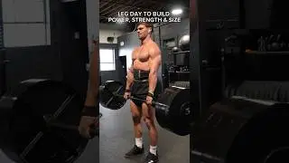 LEG WORKOUT TO BUILD POWER, STRENGTH & SIZE #legworkout #legday