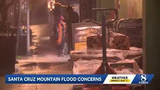 Santa Cruz Mountains residents prepare for potential flooding amid heavy rain