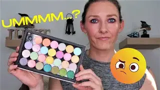 Swatching the new Glam Shop MULTI PASTEL single shadows...