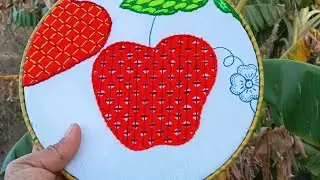 #18Bellísima puntada ideal para manzana o variedad de diseños 