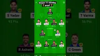 Dream 11 Grand league Winning proof 🏆 | 1 crore winning team | #dream11 #ipl_whatsapp_status