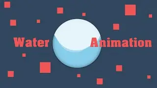 Pure Css Water Wave Loading Animation | Animation Effects