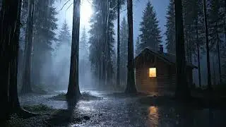 Experience deep, peaceful sleep during a quiet rainy night with gentle rain sounds #asmr #rain