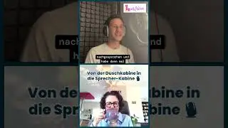 W&auml;hrend andere unter der Dusche gesungen haben, hat J&aacute;nos Jung Filmszenen nachgesprochen 🎬