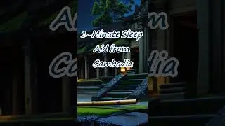 1-Minute Sleep Aid from Cambodia,#KhmerFlute #SleepMusic #RainSounds #MeditationMusic #RelaxingFlute