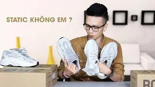 Yeezy Static đủ cả 3 phi&ecirc;n bản : c&agrave;ng ch&oacute;i mắt c&agrave;ng đắt tiền