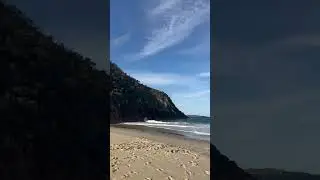 Zenith Beach, Shoal Bay: Swell still pretty rough #shorts #beach #beachshorts #portstephens