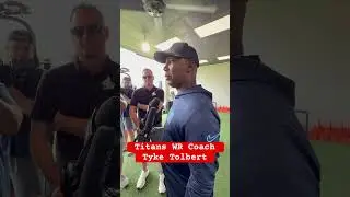 #Titans WR coach Tyke Tolbert talks Calvin Ridley, Chimere Dike, Elic Ayomanor, & Xavier Restrepo
