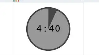 How to make a Visual Disk Timer in Scratch Without Pen tool in Scratch | Scratch Tutorial!