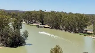 MURRAY RIVER  AUSTRALIA OVERLOOKING VIEW LOOK OUT 