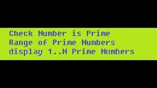 Java Prime Number Program