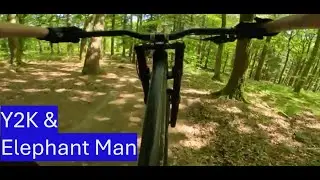 Went to ride Elephant Man & Y2K at the Forest of Dean, & found a British Army enduro race.