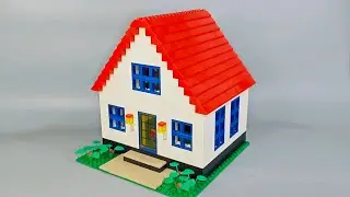 Как построить самодельный дом из Лего 🏡 | Инструкция по сборке из строительных блоков | Увлекател...