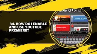 How do I enable and use YouTube Premiere?