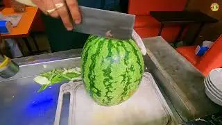 Summer Special Bangladeshi Famous Mouthwatering Watermelon Juice  Street food of Polli Food Village