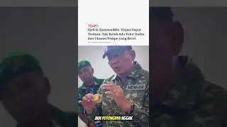 Sjafrie Sjamsoeddin Tinjau Dapur Tentara: Tak Boleh Ada Telur Dadar dan Ukuran Tempe yang Kecil