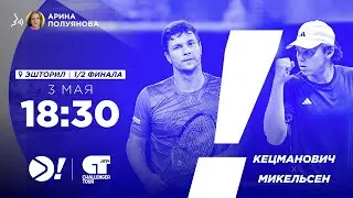 Кецманович Х Микельсен | ATP Challenger 175 | Эшторил | Теннис | Трансляции &mdash; Больше!