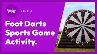 FOOTBALL DARTS GAME | Inflatable Foot Darts Experience