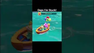 I guess we can't ride in boats! #shorts #hellokittyislandadventure #hellokitty #nintendoswitch