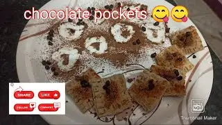 Chocolate pockets #delicious #surprise #twist in sweets