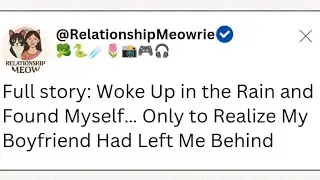Full story: I Woke Up in the Rain and Found Myself… Only to Realize My Boyfriend Had Left Me Behind