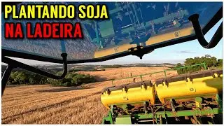 Mostrando o PLANTIO DE SOJA e conversando sobre plantadeiras (Soja nascendo)
