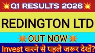 Redington Q1 Results 2025 🔴 Redington Share Results 🔴 Redington Result 🔴 Redington Share Latest News