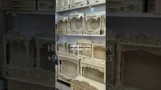 All sizes Wooden & Decorative Temple Manufacturer and supplier by HM Furniture Art, Nikol,Ahmedabad