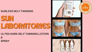 BEST ULTRA DARK Self Tanner in the game! 💫🤎🌟Review of Sun Laboratories Tanning Lotion and Spray