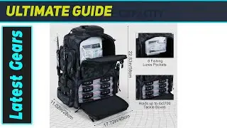 Goture Fishing Backpack: The ULTIMATE 55L Tackle & Gear Carrier!