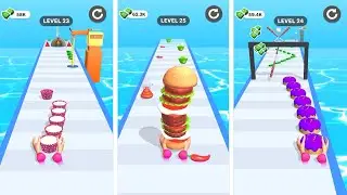 Bakery Stack Gameplay Levels 21-30 
