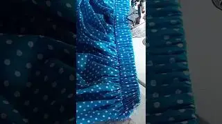 How to 👉 Elastic attach to skirt. 👉 sewing tips and tricks.#frock #new #short#ytshorts#youtube short