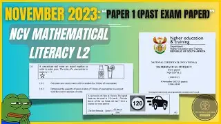 💥 NCV Maths Literacy: Solve Ratios, Rates & BODMAS | November 2023 P1 Q1 Explained! ⚡