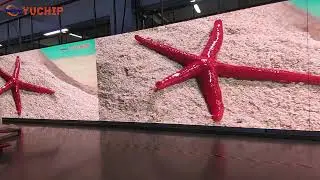Ultra-thin 29mm Cabinet P0.9 Small Pixel Pitch LED Screen(COB) by YUCHIP 600x337.5mm