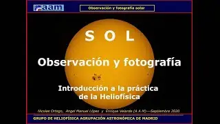Observación y fotografía Solar