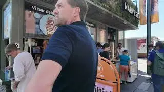 Cinematic walk at Oslo seaside promenade Aker Brygge with Dji Osmo pocket 3