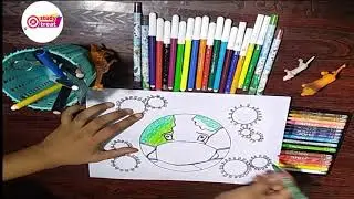 Drawing of Coronavirus | Coronavirus Poster Drawing | Awareness Safety Poster Drawing | Covid 19