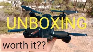 Helicopter RC Quadcopter Drone Unboxing
