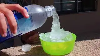 Supercool Water Instant Freeze on Ice