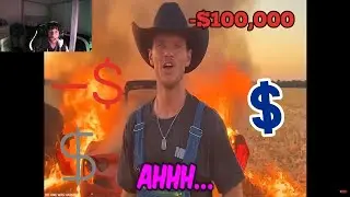 People Burning Their Money (Money Going Down The Drain)