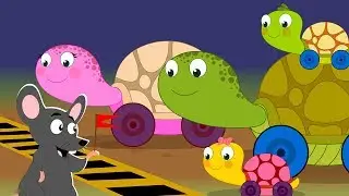 La famille tortue | chansons pour les enfants | rimes françaises | Turtle Family | Kids TV French