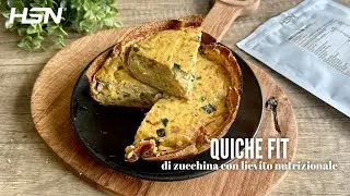 Quiche fit di zucchine con lievito nutrizionale 💚