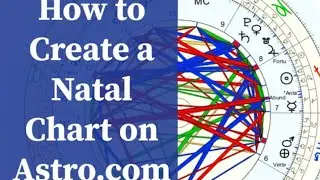 FREE Natal Chart on Astro .com