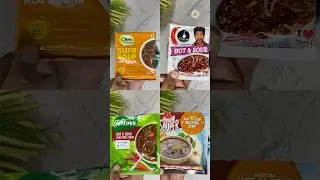 Which hot and sour soup is the winner? #soup #hotandsour #instant #spicy