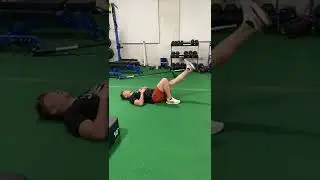 Single leg glute bridge