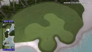 Golden Tee Great Shot on Sandy Reef!
