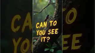 The Ultimate Camouflage: Stick Insects Disappear Like Twigs! #shorts